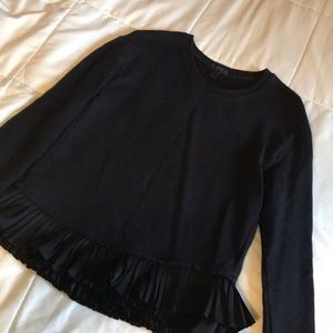 J.Crew Ribbon Peplum Top